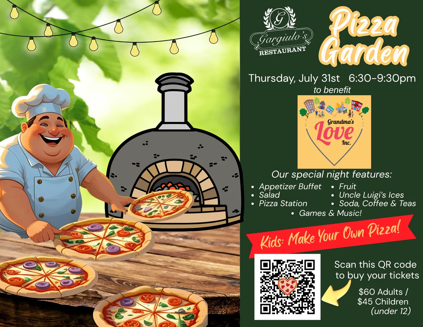 Gargiulo's "Pizza Garden"
